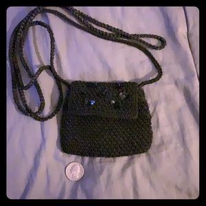 Little black cross body purse